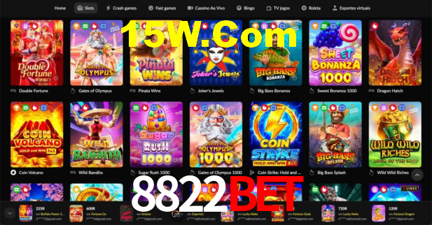 Descubra a Magia dos Jogos de Arcade no 8822Bet